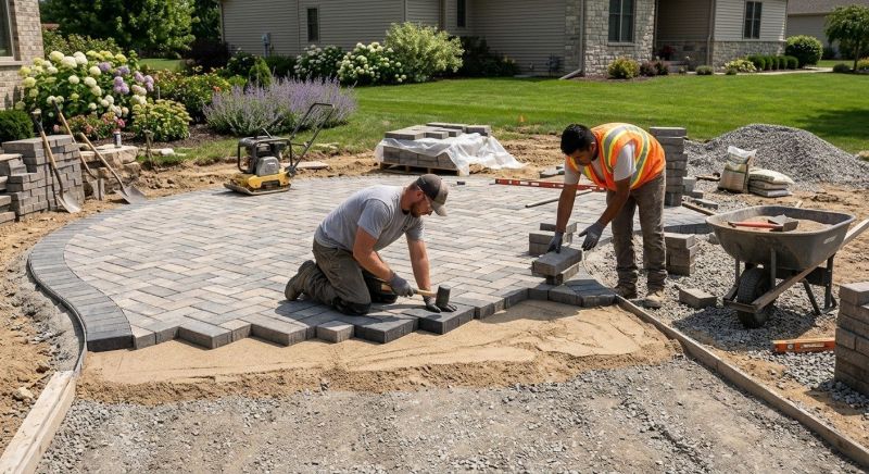 Clay Pavers Installation in Norwalk, CT